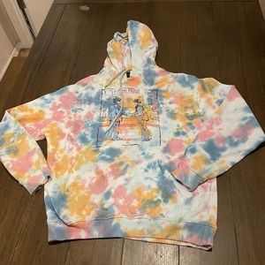 Pink Floyd tie dye hoodie